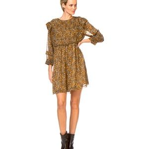 ba&sh Sandra ruffled mini dress